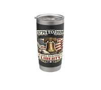 1776 a 2026 Todavía enseñando Liberty History Teacher US Pride Vaso térmico de acero inoxidable de doble pared