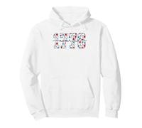 1776 Conmemoración Nacional Floral del Espíritu Sudadera con Capucha