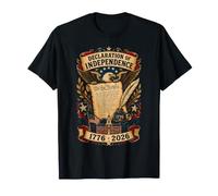 1776 Declaración de Independencia de los Padres Fundadores 250 Camiseta