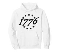 1776 DÍA DE LA Independencia 4 Julio 2026 25O AÑOS Sudadera con Capucha
