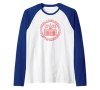 1776 Philadelphia Independence Hall Pensilvania Filadelfia Camiseta Manga Raglan