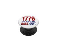 1776 The Original Rage Quit Funny Gamer 4 de Julio PopSockets PopGrip Adhesivo