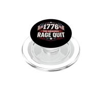 1776 The Original Rage Quit Funny Gamer 4 de Julio PopSockets PopGrip para MagSafe