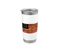 1776 US Flag We The People Distressed USA United States Vaso térmico de acero inoxidable de doble pared
