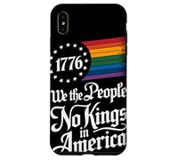1776 We The People No Kings In America Orgullo Rainbow Carcasa para iPhone XS MAX