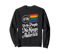 1776 We The People No Kings In America Orgullo Rainbow Sudadera