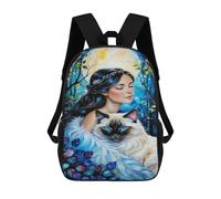 17inch Alcohol Ink. Opal Night. . A Vibrant Alcohol Ink Painting Depicting Opal Night, A Coloss Mochila Escolar Infantil Con Estampado 3D, Mochila Escolar Informal Para Niños De Primaria Y Secundaria