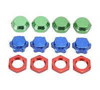 17mm Aluminum Alloy Wheel Hex Hex Nut Set | 1/8 RC Car Upgrade Parts | High Defense & Lightweight Design | Compatible for XTR/Arrma/RCX Vehicles