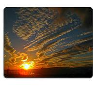 17P04972 Creatividad Alfombrilla de ratón para Juegos Alfombrilla para Foto Gratis Puesta de Sol Tbilisi Naturaleza Material de Caucho Natural