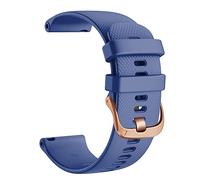 18 20 22 mm Smart Watch Cortas oficiales para Garmin Venu 2 Cinturón de pulsera de silicona para Garmin Venu 2s Sq Bracelet Band (Color: Powder, Tamaño: 20 mm Universal)