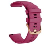 18 20 22 mm Smart Watch Cortas oficiales para Garmin Venu 2 Cinturón de pulsera de silicona para Garmin Venu 2s Sq Bracelet Band (Color: Powder, Tamaño: 20 mm Universal)