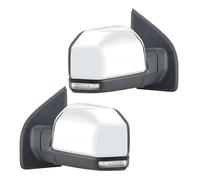 18+4 Pines Para Ford Para F150 2015-2020 Espejo Retrovisor Puerta Conector Doble Galvanizado Cámara Plegable Eléctrica Espejo Retrovisor Exterior Izquierdo(1 par)