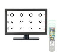 18,5/21,5/23 Pulgadas Tabla de Agudeza Visual Digital óptica LCD, Tabla de Optotipos Inteligente con Control Remoto, Proyector para Pruebas de Optometría, para Clínicas Oftalmológicas 21.5in