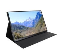 18,5 Pulgadas Portátil Monitores, 1080p USB C IPS Pantalla con Cubierta Altavoces, 16:9 100Hz Externa Segunda Pantalla para PC Portátil Teléfono