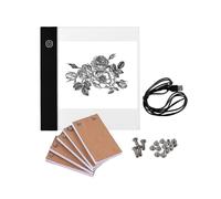 (18.5x18.0cm) Graphics Tablets 300 Sheets Portable Led Light Pad Flipbook Paper W...