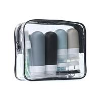 18 botellas de viaje para rellenar, botellas de viaje de silicona, juego de líquidos con aprobación TSA, botellas de viaje a prueba de fugas y recipiente de champú de viaje, práctico juego de botellas