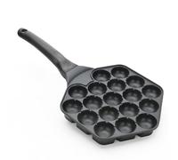 18-Cavity Making Round Pancakes Kitchen Equipment | Maker | Octopus Balls Grill Pan For Housewife Beginners Japanese Culture Entusiasts Home Gathering