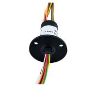 18 Channel Slip Ring 12.4mm Micro Rotary Electrical Connector 360 Continuous Rotation for Motors