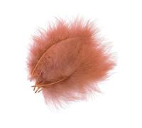 ~18 cm, 50 plumas de plumón completas, coloridas plumas de pavo, accesorios de plumas flotantes, accesorios de boda, fiesta (café, 10 ~ 18 cm, 50 piezas]