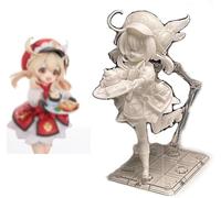 18 cm/7,08 pulgadas Genshin Impact trébol PVC coleccionable Game Action Figure Character Model Toys