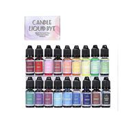 18 Colours Liquid Oil-based Dye for Wax, Vivid Candle Colour Dye for Candle Making, Highly Concentrate Natural Candle Colour