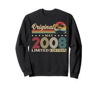 18 cumpleaños Hombre Mujer Regalo Mayo 2008 Sudadera