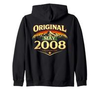 18 cumpleaños Hombre Mujer Regalo Mayo 2008 Sudadera con Capucha