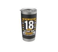 18 Cumpleaños Me Ha Costado 18 Años Estar Tan Bueno, Chico Vaso térmico de acero inoxidable de doble pared