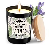 18 cumpleaños niña niño, velas perfumadas de lavanda de 7 onzas regalo, regalos para mujeres, cumpleaños, perfecto para 18 cumpleaños, ideal como regalo de cumpleaños para hija, hermana, amiga, amiga