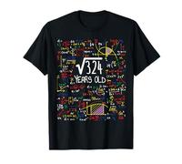 18 cumpleaños raíz cuadrada de 324 18 años amante de las matemáticas Camiseta
