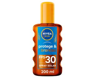 ¡18% DTO! Aceite Solar Protege & Broncea 200 ml