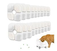 18 Filtros + 2 Mangueras para Fuente de Agua para Gatos, con Carbón Activado - Recambio Compatible con Bebedero Pixi, Alta gua Pura y Fresca