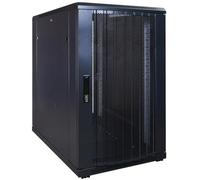 '18 HE Armario para servidor (19, con puerta frontal perforada (Alto) 600 x 1000 x 1000 mm