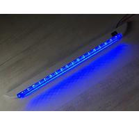 18 LED 24 V Lámpara interior azul 400 mm para coche furgoneta autobús SUV o camión interruptor encendido/apagado