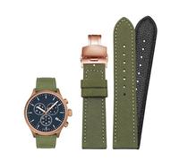 18 mm 19 mm 20 mm 21 mm 22 mm 23 mm 24 mm Correa de reloj de lona de nailon Pulsera universal for hombres y mujeres Ajuste deportivo for Tissot Ajuste for Timex Ajuste for reloj for Seiko(Green-rose b