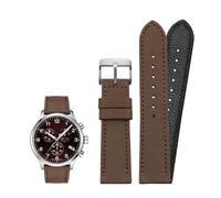 18 mm 19 mm 20 mm 21 mm 22 mm 23 mm 24 mm Correa de reloj de lona de nailon Pulsera universal for hombres y mujeres Ajuste deportivo for Tissot Ajuste for Timex Ajuste for reloj for Seiko(Brown-silver