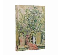 18-Monatskalender 2026-2027 Cezannes Terrakotta-Töpfe und Blumen Midi Horizontal