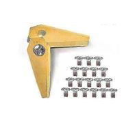 18 Pack Premium Titanium Replacement Blades for Bosch Indego - Fits All Indego Models - 800, 1000 1200, 350, 400 And 450 Including Connect