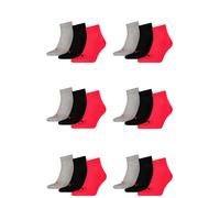 18 Par Puma Unisex Calcetines de Cuarto Zapatillas Talla 35-49 Mujer Hombre