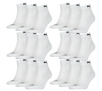 18 Pares Puma Calcetines Tobilleros Cuarto Acolchados Unisex Con Frotté