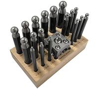 18 pc Dapping bloque de punzones y de acero Dapping Craft herramienta de trabajo de metal