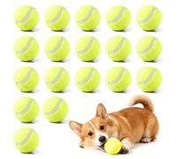 18 pelotas de tenis, pelotas de tenis, pelotas de tenis para perros, pelotas de tenis de 5 cm, pelotas de tenis para perros, pelotas de tenis para principiantes para entrenamiento, juegos, clases de