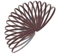 18 Piezas Banda de Lijado Abrasiva 533mm X 9, Grano 120, Anillo | Alúmina, Diseño Circular, para Carpintería y Bricolaje, Grano 40/80/240/400/800