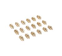 18 piezas boquillas de impresora 3D Extrusora M6 boquilla de laton cabeza de impresion (2 x 0.2mm + 2 x 0.3mm + 6 x 0.4mm + 2 x 0.5mm + 2 x 0.6mm + 2