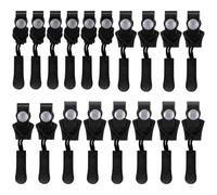 18 piezas de cierre de cremallera, reemplazo de cremallera, cremallera para reparación de cremallera, juego de reparación de cremallera, deslizador para chaqueta, mochila, equipaje (3 tamaños)