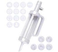 18 piezas de herramientas para hacer galletas de bricolaje, 18 piezas de plástico, adecuadas para cocina, lo que lo hace accesible a todos o entusiastas de la repostería