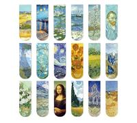 18 Piezas De Marcadores Magnéticos Artísticos, Marcas Creativas De Lectura De Pintura Al Óleo, Accesorios Para Libros De Estudiantes, Pequeños Regalos Para Lectores Interesantes.