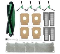 18 piezas de repuesto para iRobot Roomba Mini, mini accesorios delgados | Reutilizable y lavable, absorbe el agua y elimina las manchas, atrapa el polvo y evita fugas de polvo. Ideal para uso