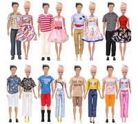 18 Piezas de Ropa Compatibles con Barbie 11.5“ Muñecas, 4 Vestidos, 6 Ropa Casual, 6 Pares de Zapatos, 2 Gafas - para Muñecas de 11,5 Pulgadas, Adecuado para Navidad