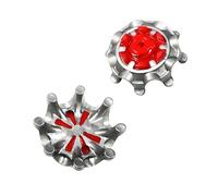 18 Piezas Golf Cleats con Llave De Extracción - Spikes Golf - Compatible con Fast Twist 3.0 Y Slim-Tri-Lok - Compatible con Footjoy, Adidas, Nike, Ecco, Callaway Y Skechers(D)